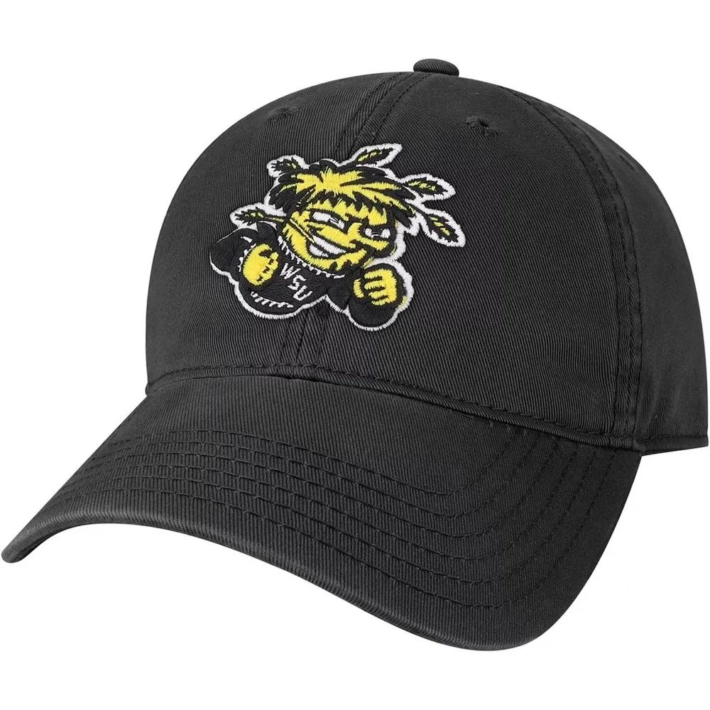 Legacy® (YOUTH ADJUSTABLE) Wichita State Shockers™ Relaxed‎ Twill Hat in Black